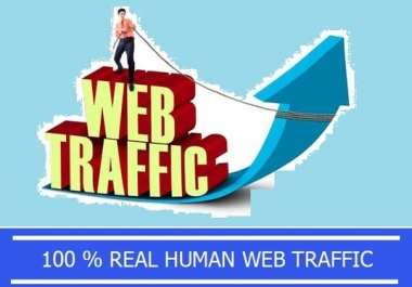 UNLIMITED HUMAN TRAFFIC BY Google Twitter Youtube and many more to web site for 30 days.