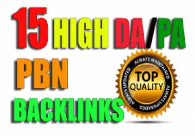 Create 15 High PA/DA TF/CF Homepage PBN Backlinks To Skyrocket you SERP.
