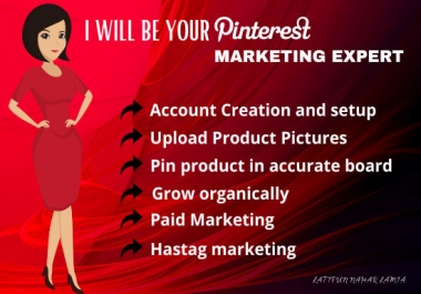 Monthly Pinterest marketing Manager