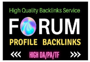 Provide High PR 2000+ Forum & Social backlinks