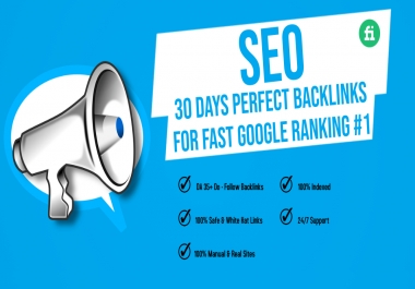 I will 250+ SEO backlinks white hat manual link building service for google top ranking