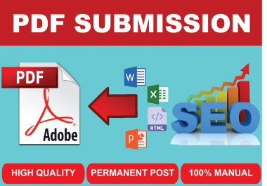 Best 50 PDF submission I Will do Best quality High Quality Backlinks