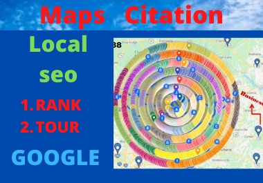 Manual 200 Google Maps Citation local seo unique backlinks for your google business
