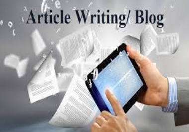 Over 1000 words article are available for your blogs and website when you need them.