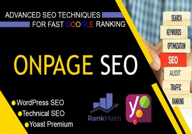 I will do complete SEO Optimization of your WordPress Site