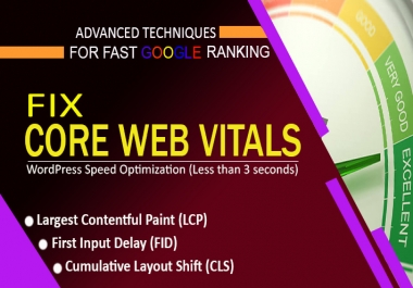 I will diagnose and fix core web vitals to optimize your website