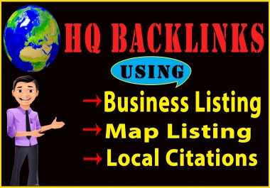 I will do 15 Manually top local directories citations,  business Listing,  maps listing