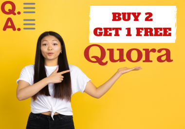 I will provide 3 Quora answer with your Keyword & URL