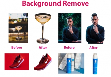 I will do 5 images background removal