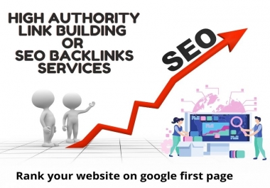 I will give high authority dofollow manual SEO backlinks service