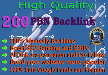 I will Provide 200 Permanent web2 PBN Backlink with High DA PA on your Homepage with unique Website
