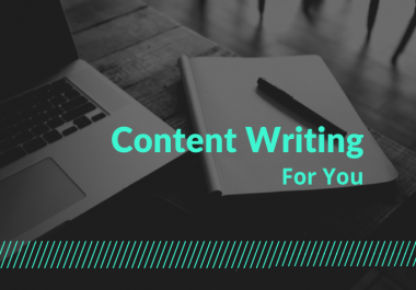 I will write creative content for your article or blog
