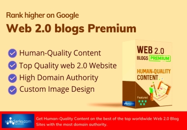 I Will Give Web 2.0 blogs Premium Human-Quality Content