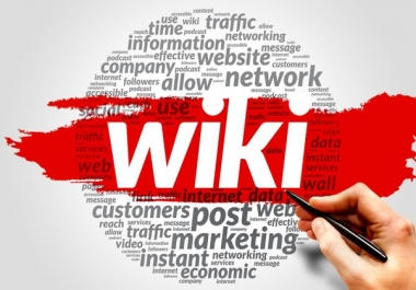 MHigh DA,  PA Niche Relevant Permanent Wikipedia Reference Backlink Get Your Site Google Ranking Help