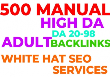 I will improve high authority adultity backlinks index SEO traffic for google ranking