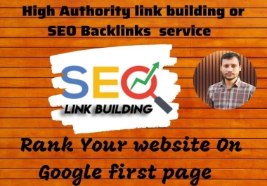 I will do excellent high authority dofollow manual backlinks SEO service