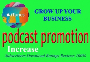 promote your podcast and help increase download ratings