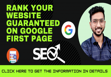 I will do complete SEO and rank your website guaranteed on google first page