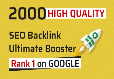 provide 2000 powerfull SEO backlinks for google ranking