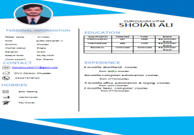 Professional Resume Maker and rewrite and designer for your Resume cv for your dream job