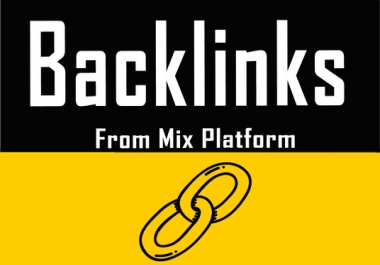 i will create mix links for your website