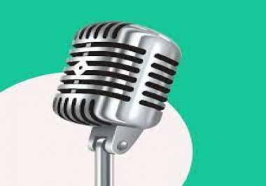 Record any voice over, and today