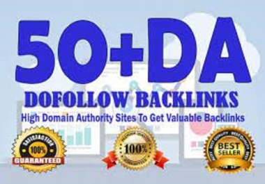 I will provide you 10 domain authority 50 plus high quality pbn backlinks for good seo result