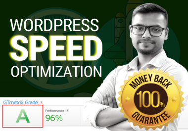 WordPress Website Page Speed Optimization on GTmetrix