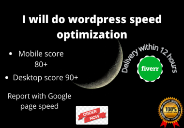 I will dramatically increase wordpress speed