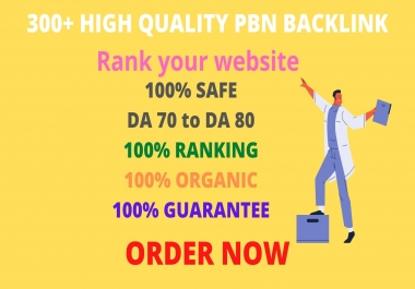 Get 300+High DA 60+PBN Backlink to Rank Your Website.