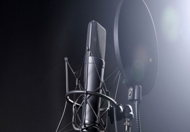 I will Do High Quality Voiceover For Your Project Such As Youtube Video or Something Else