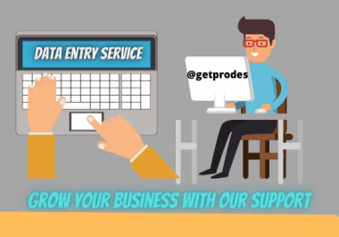 I will do data entry in 24 hours