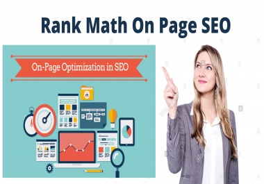 I will do complete WordPress with on page SEO with rank math