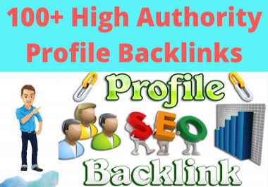I will create 30 high authority profile backlinks