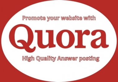 Guaranteed Boost your website traffic with 3 HQ Backlinked Quora answer