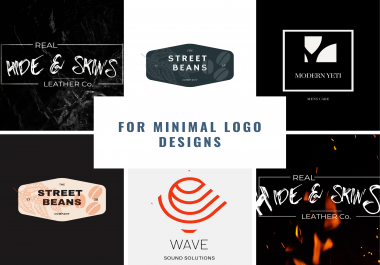 I will design Modern Minimal Logo for you.