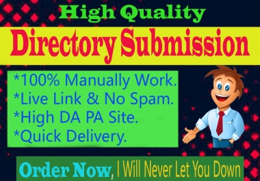 I Will Do 70 Manually Best Quality Directory Submission Backlinks On High Authority Site.