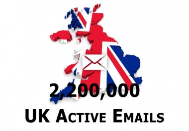 I Will Provide2 mllion uk Email List For Email Marketing consumer email databases