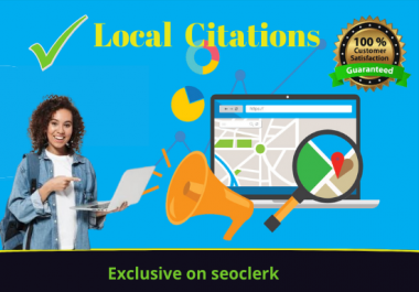 I will do 100 live local citations for your local business listing