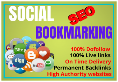 I Will Write and Publish 80 Social Bookmarking Dofollow Backlinks