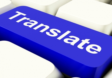 I will translate any document with any language