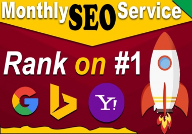 I do complete monthly SEO services to improve google ranking