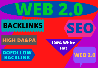 100 WEB 2.0 High Authority Permanent Contextual Backlinks White Hat SEO Link Building