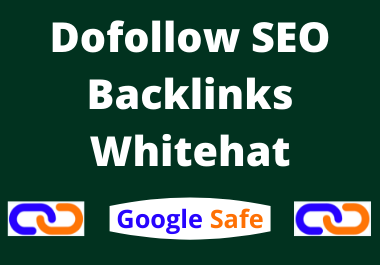 I will build 100 high quality dofollow SEO backlinks,  white hat,  increase your domain authority
