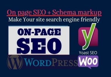 I will do 3 page wordpress yoast on page SEO with schema markup