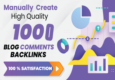 I will provide you 1000 Manual Dofollow Comemeent SEO Backlinks on High DA PA Authority low S