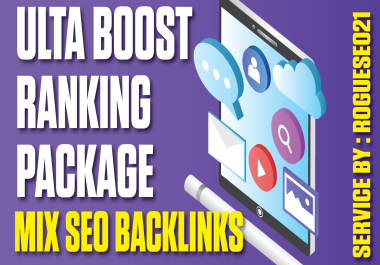 SEO Rank Booster V3 - Ultimate Backlinks Package Authority Links Tiered Mix Platforms