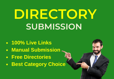 I will provide 50 Dofollow directory submission for website ranking.