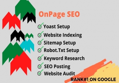 I will do executive on page SEO with Yoast and technical optimization of WordPress for your site,  An