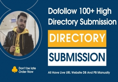 I will do niche top 100+ USA directory submission Manually